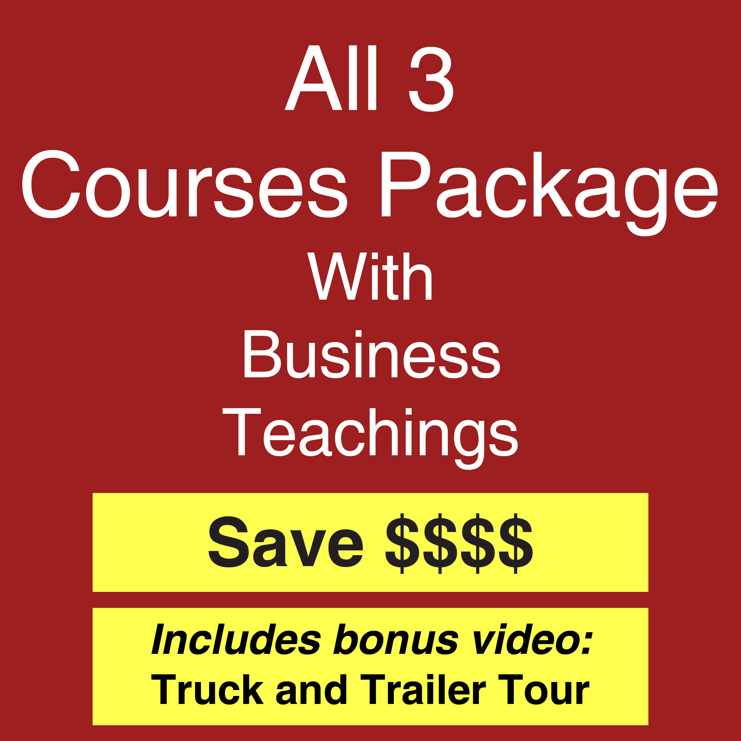All 3 Amdecon Courses With Business Teachings