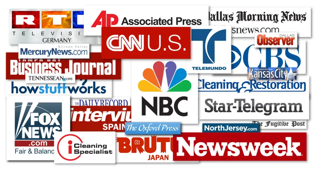 Various news outlets that have featured Amdecon.