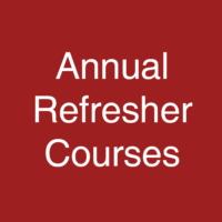 Annual Refresher Courses